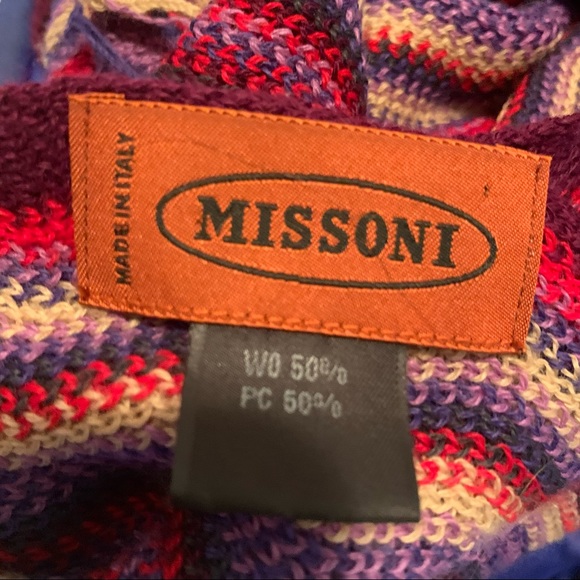 MISSONI scarf wool blend - Picture 4 of 5